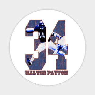 Walter Payton Chicago Game Magnet